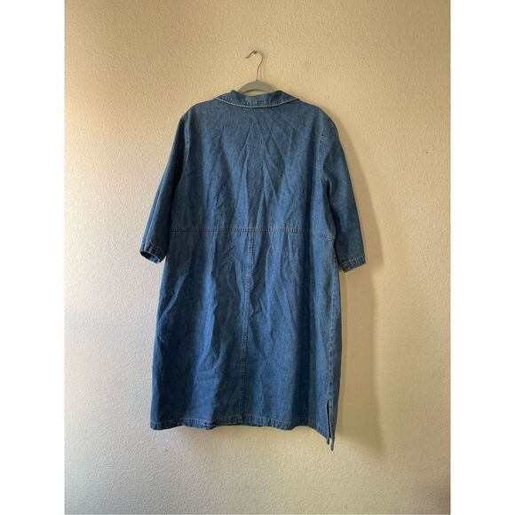 Vintage Y2k denim lace up mini dress size‎ 24 - Picture 4 of 7
